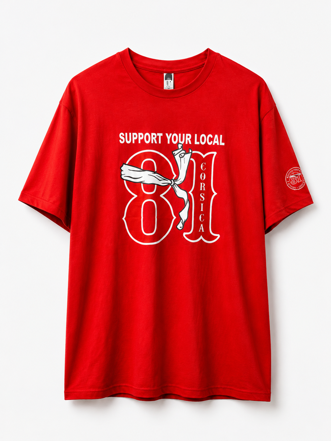 T-shirt à manches courtes - Support Your Local 81 Corsica RED