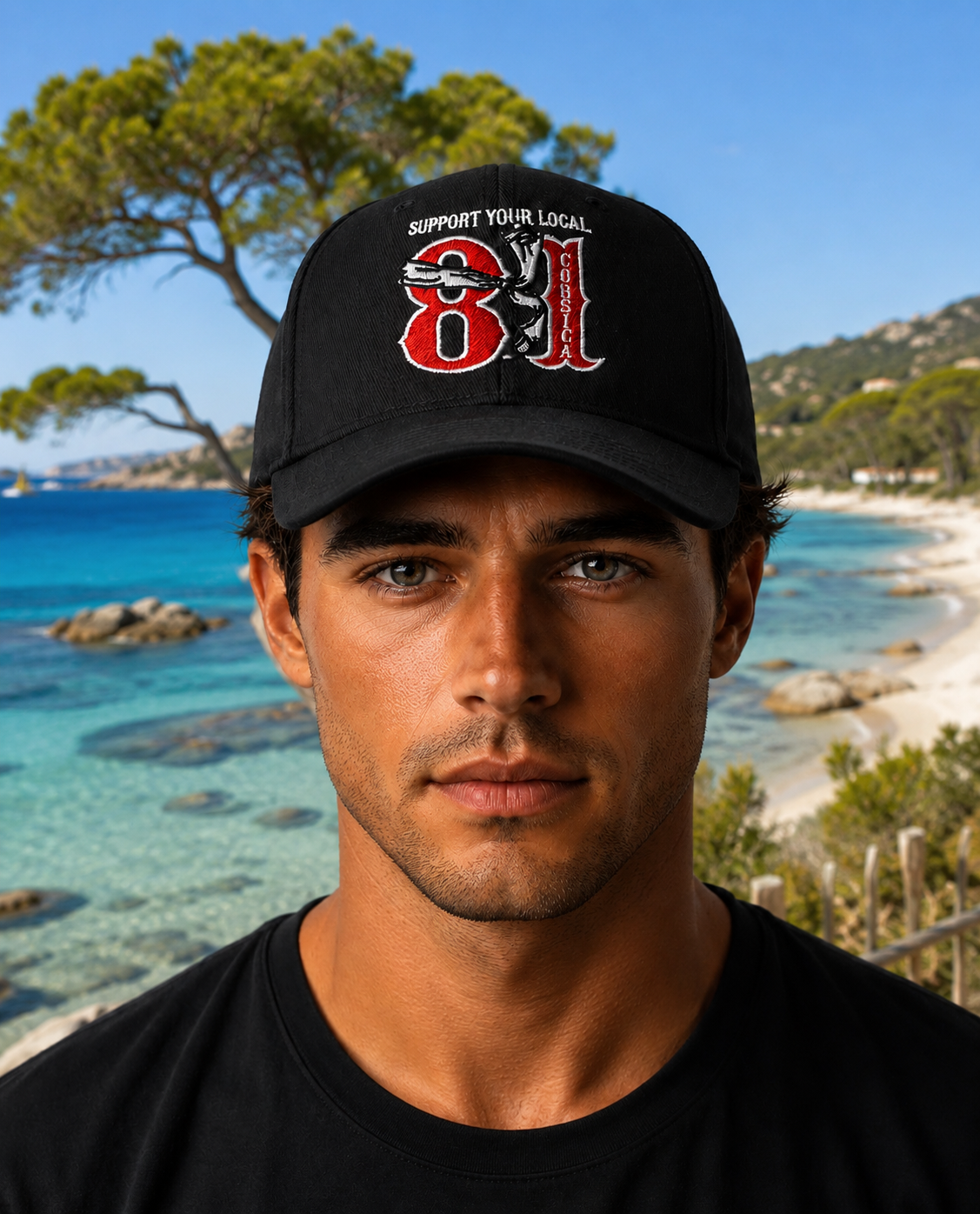 Casquette brodée Collector Support 81 Corsica