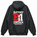 Sweat à capuche-Support Your Local-Cagoule-Black