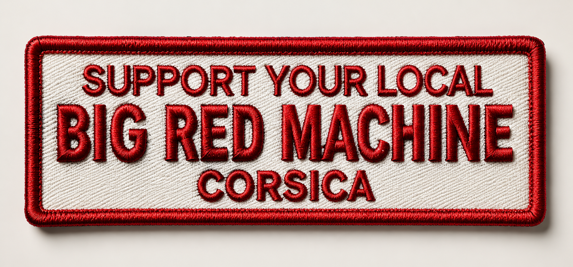 Patch Support Your Local Corsica rectangulaire