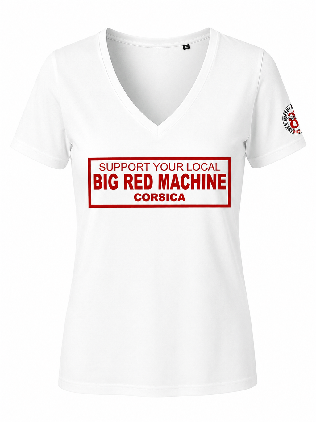 T-shirt à manches courtes femme Support Your Local Big Red Machine Corsica