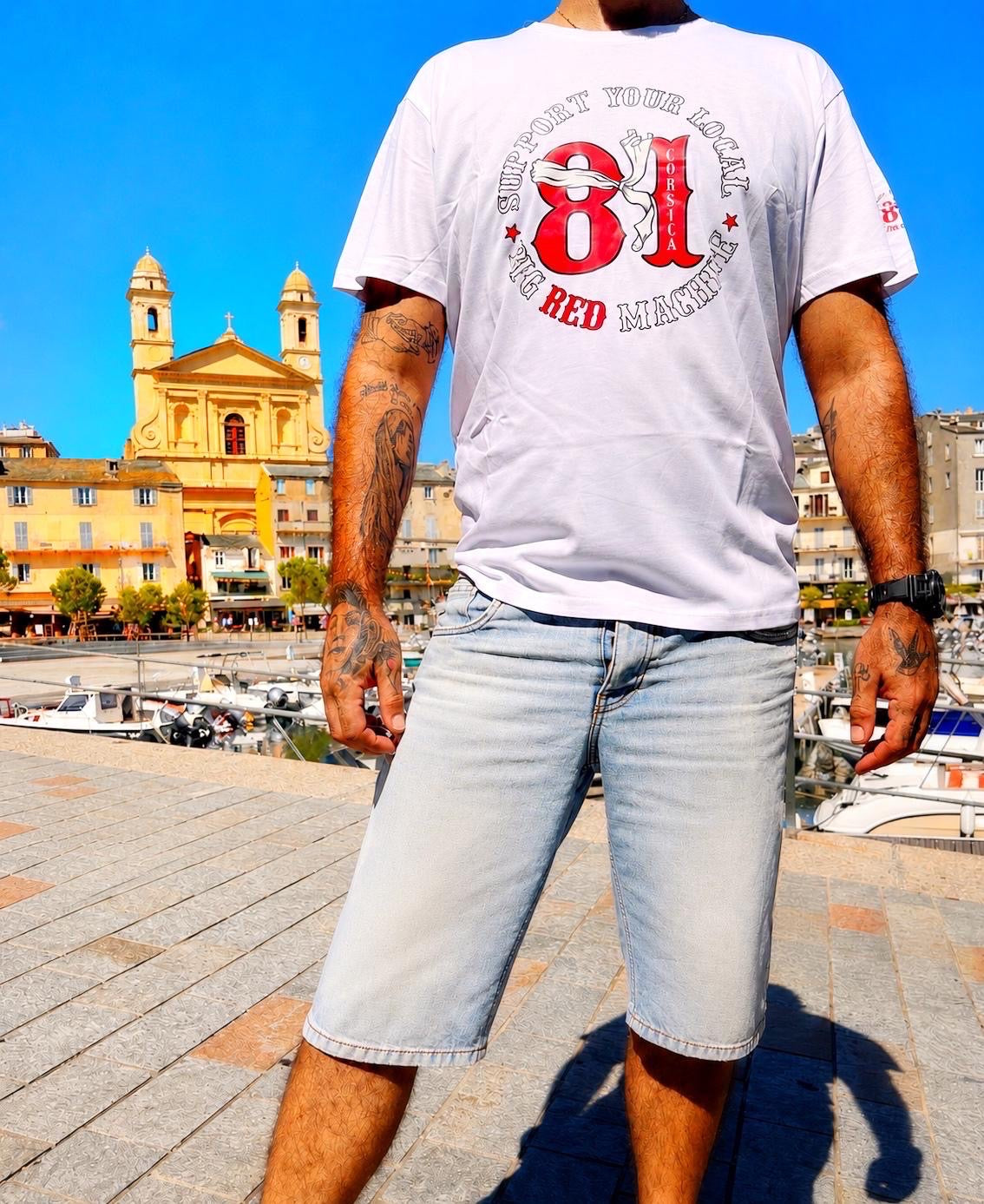 T-shirt manches courtes - Support your local Big Red Machine